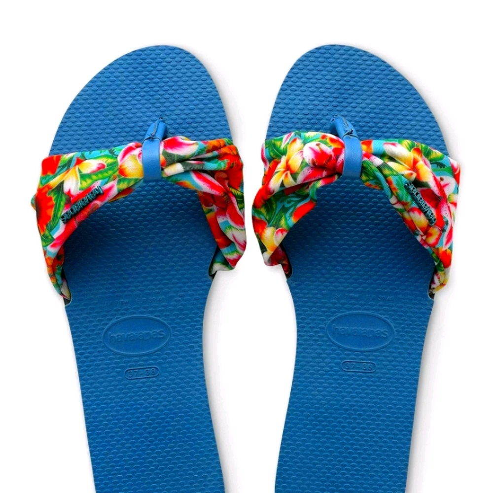 Havaianas Blue Flat Sandals